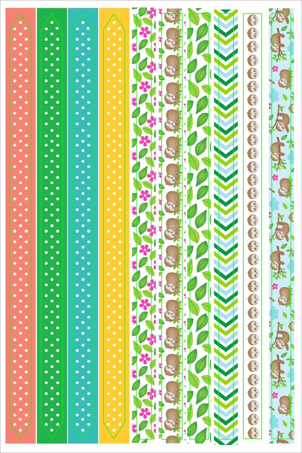 Planner Stickers Sloth - 13