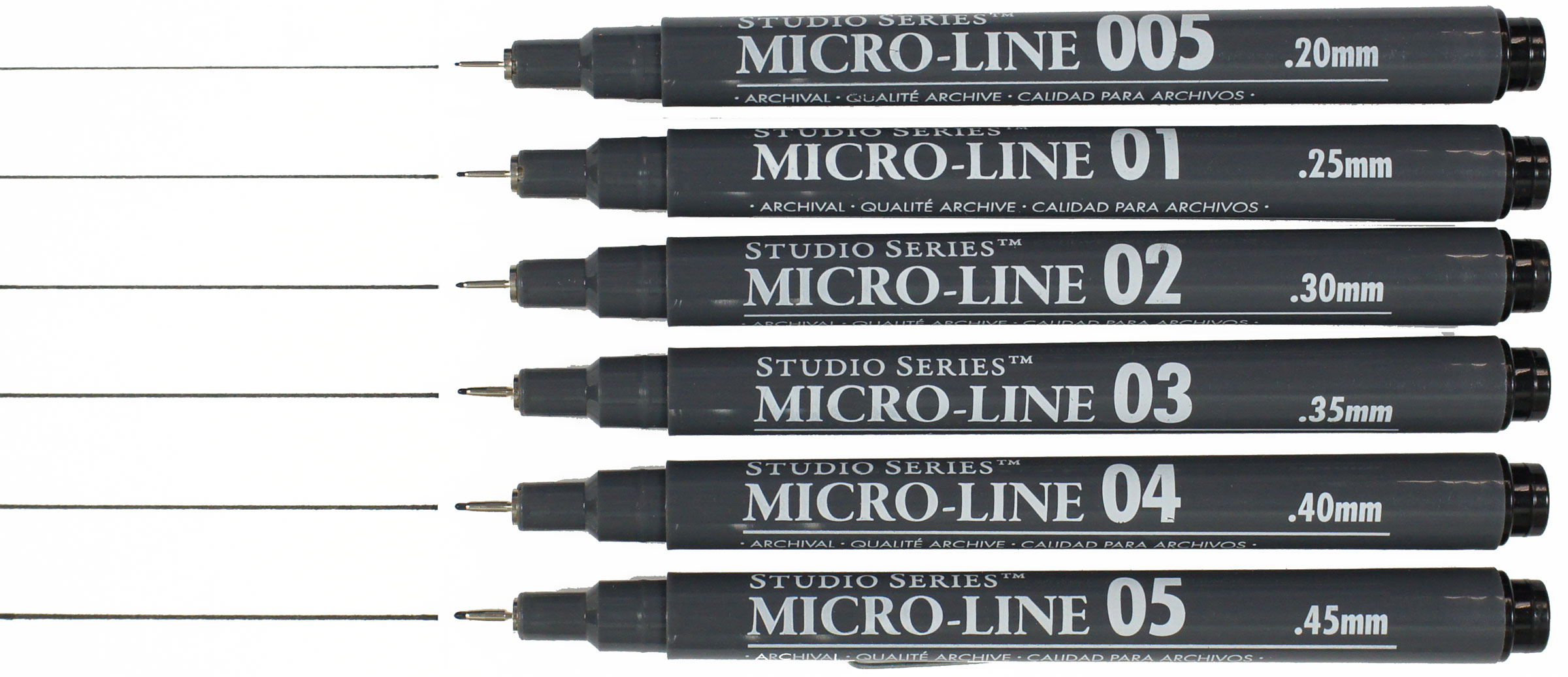 Studio Series Microline Pen Set - 3
