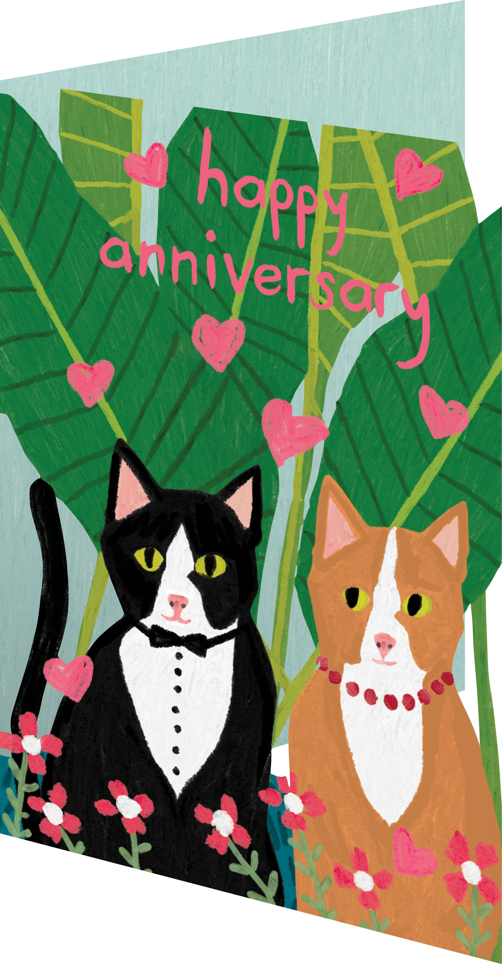 Cats Couple Lasercut Card