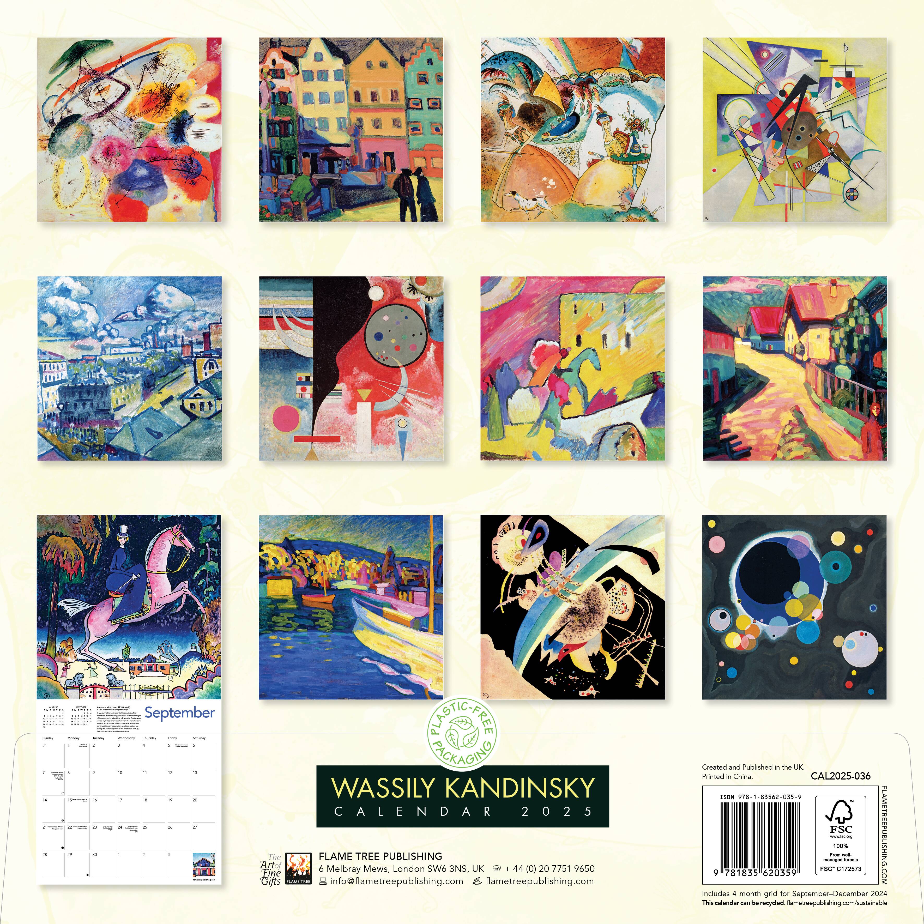 Wassily Kandinsky, Wall Calendar paperme.se