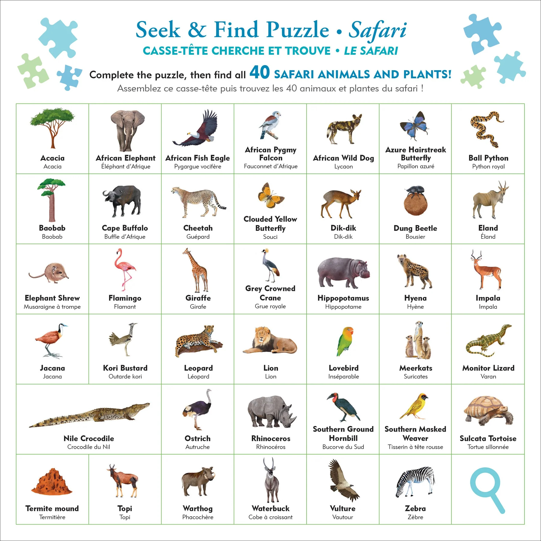 Seek & Find Puzzle Safari - 3