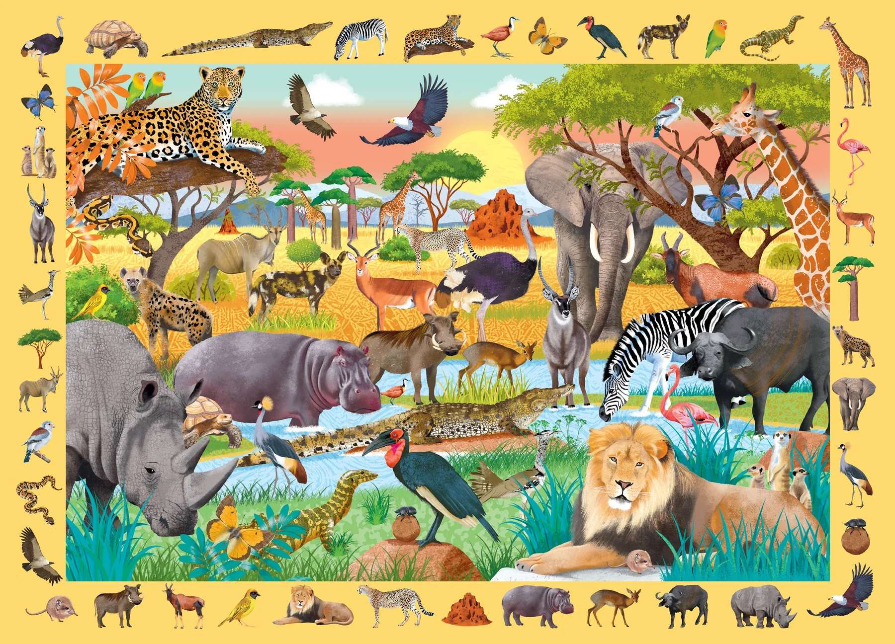 Seek & Find Puzzle Safari - 2
