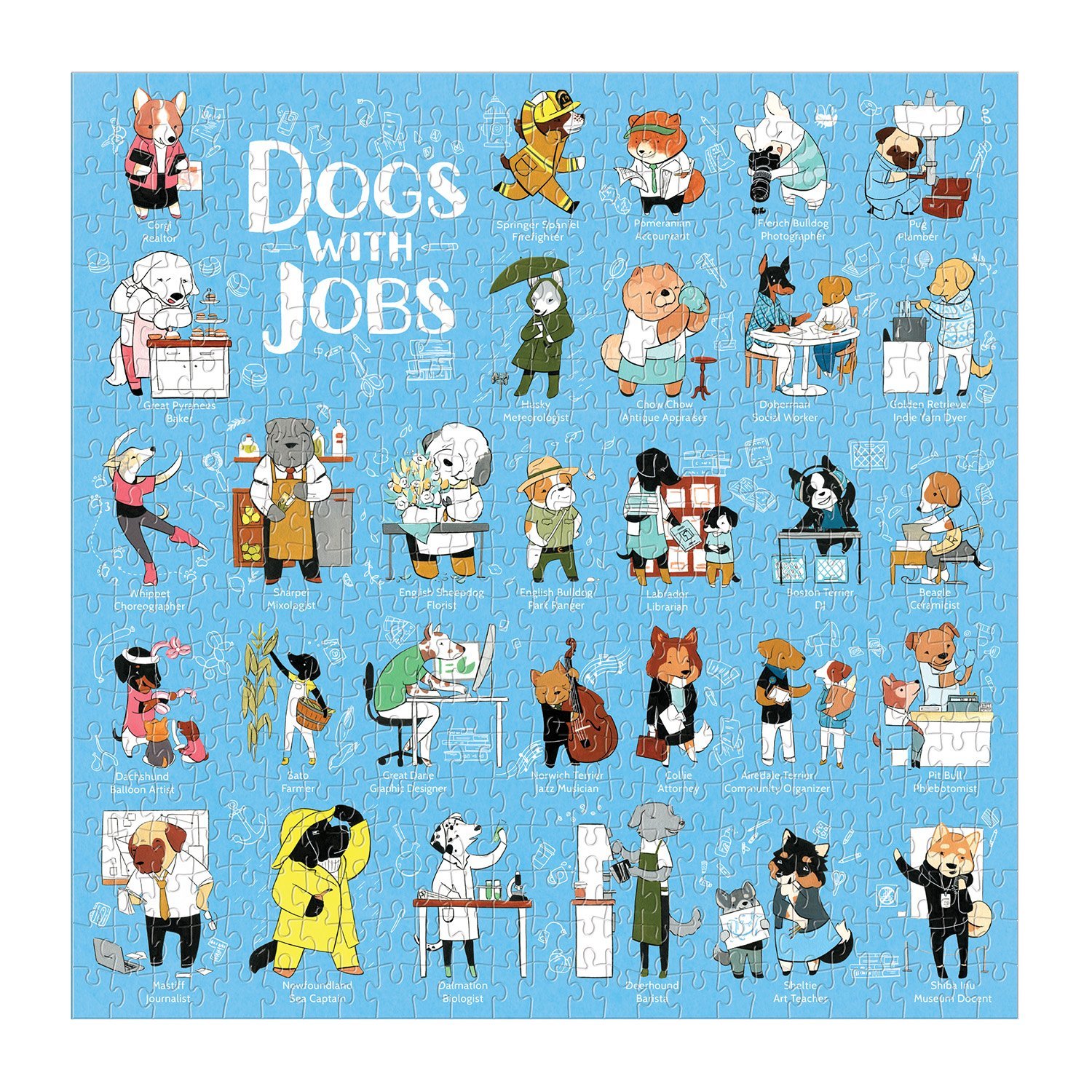 Dogs With Jobs 500 Piece Puzzle - 3