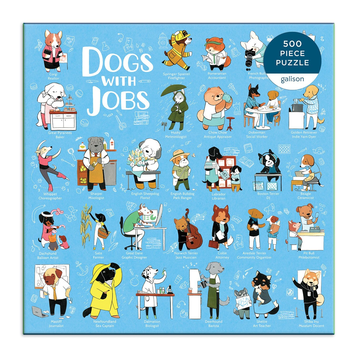 Dogs With Jobs 500 Piece Puzzle - 2