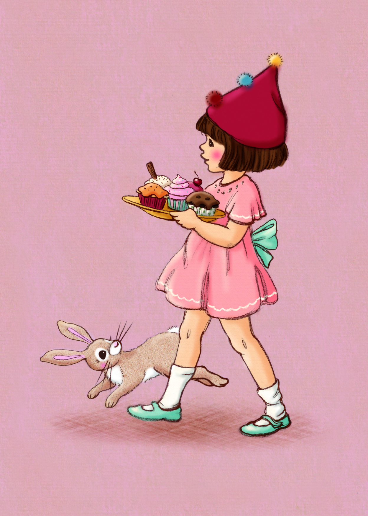A Treat For You, Postcard