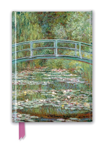 Claude Monet: Bridge over a Pond of Water Lilies (Foiled Journal)l
