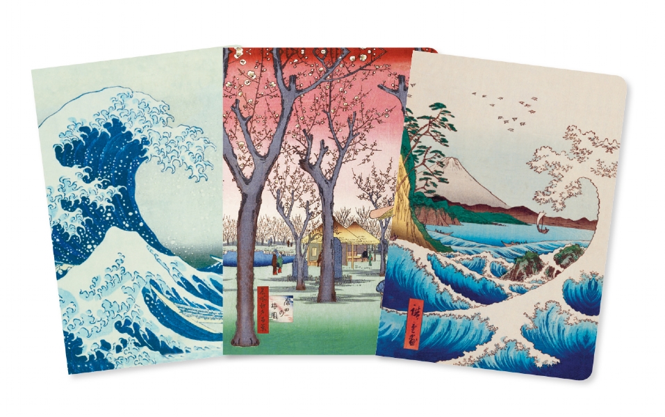 Japanese Woodblock Mini Notebook Collection - 2