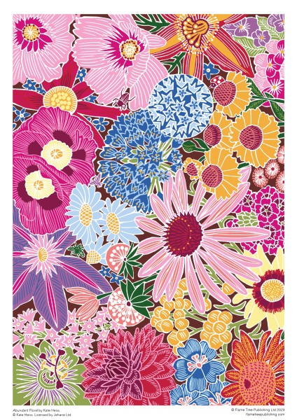Kate Heiss: Abundant Floral, 1000 Piece Puzzle - 3