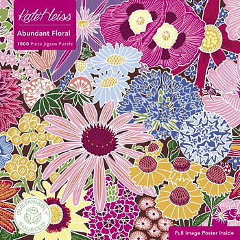 Kate Heiss: Abundant Floral, 1000 Piece Puzzle