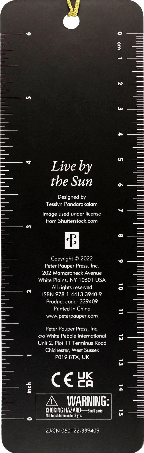 Live By The Sun, Love By The Moon Beaded Bookmark - 2