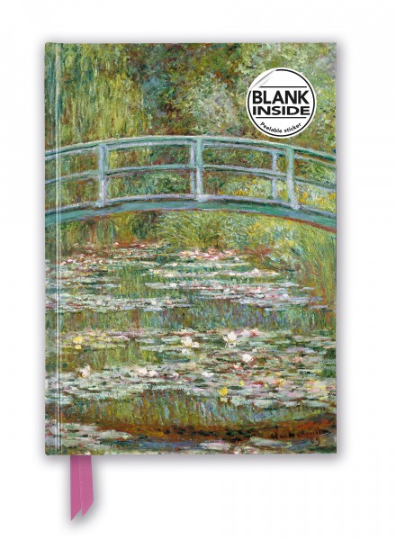 Claude Monet: Bridge over a Pond for Waterlilies, Blank Notebooks