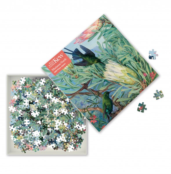 Kew Gardens' Marianne North: Honeyflowers and Honeysuckers	, 1000-piece jigsaws - 2