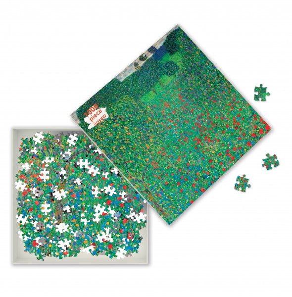 Gustav Klimt: Poppy Field, 1000-piece jigsaws - 3