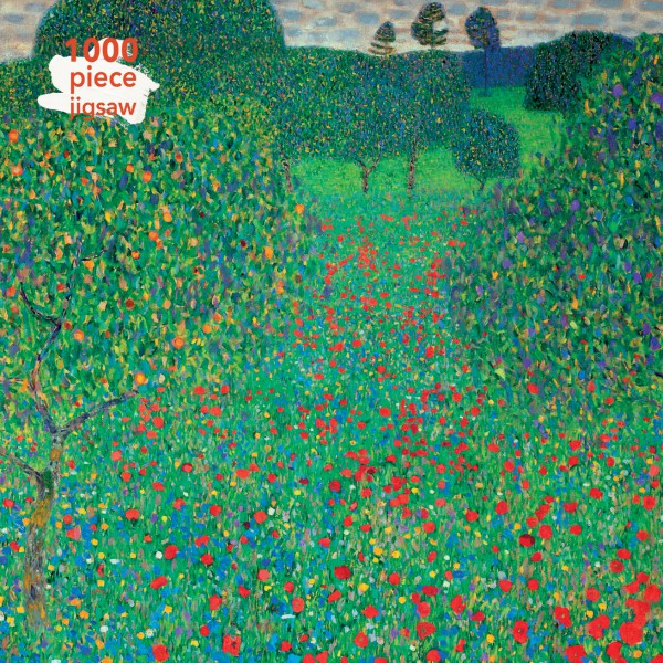 Gustav Klimt: Poppy Field, 1000-piece jigsaws