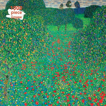 Gustav Klimt: Poppy Field, 1000-piece jigsaws