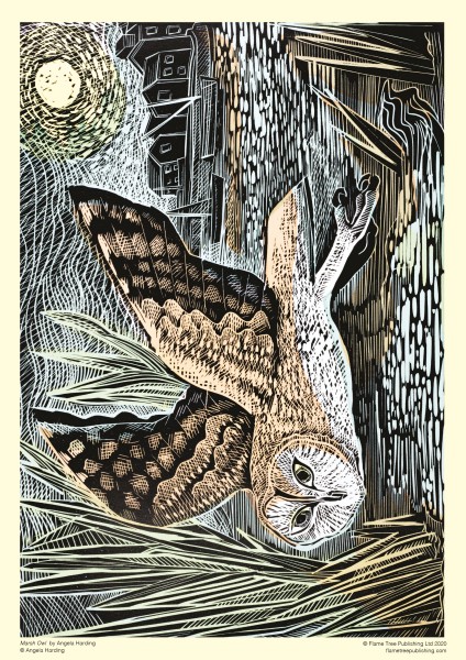Angela Harding: March Owl, 1000-piece jigsaws - 2