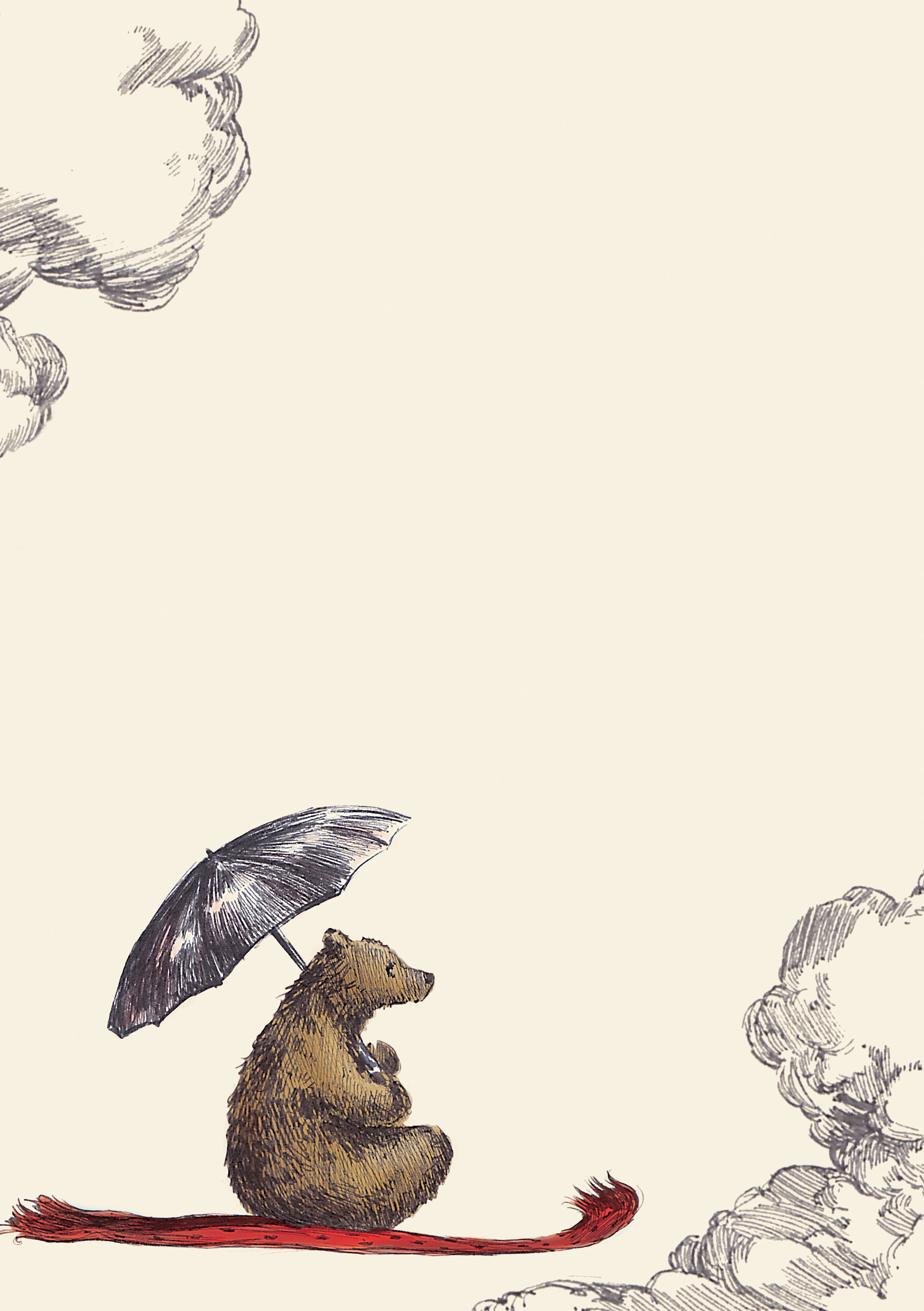 Flying Bear Writing Paper Set - 6