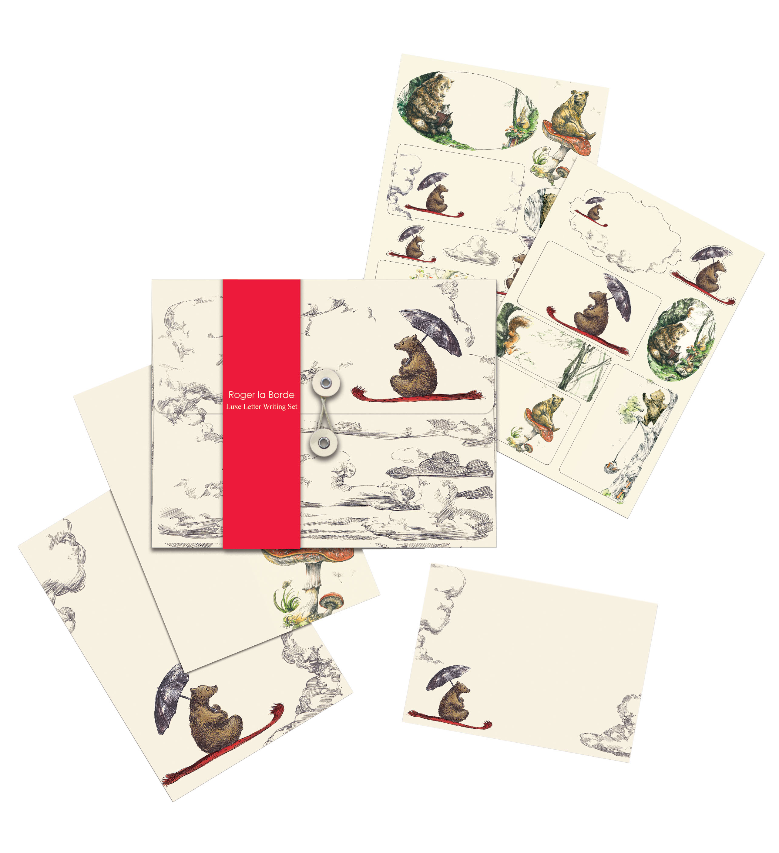 Flying Bear Writing Paper Set