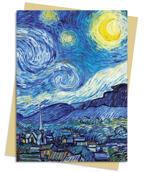 Vincent van Gogh: Starry Night, Greeting Card