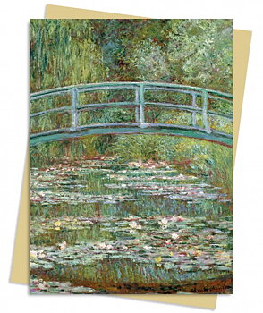Claude Monet: Bridge over a Pond for Water Lilies, Greeting Card