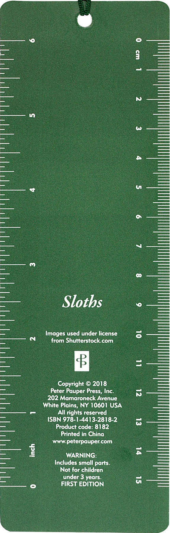 3D Bookmark Sloths - 2