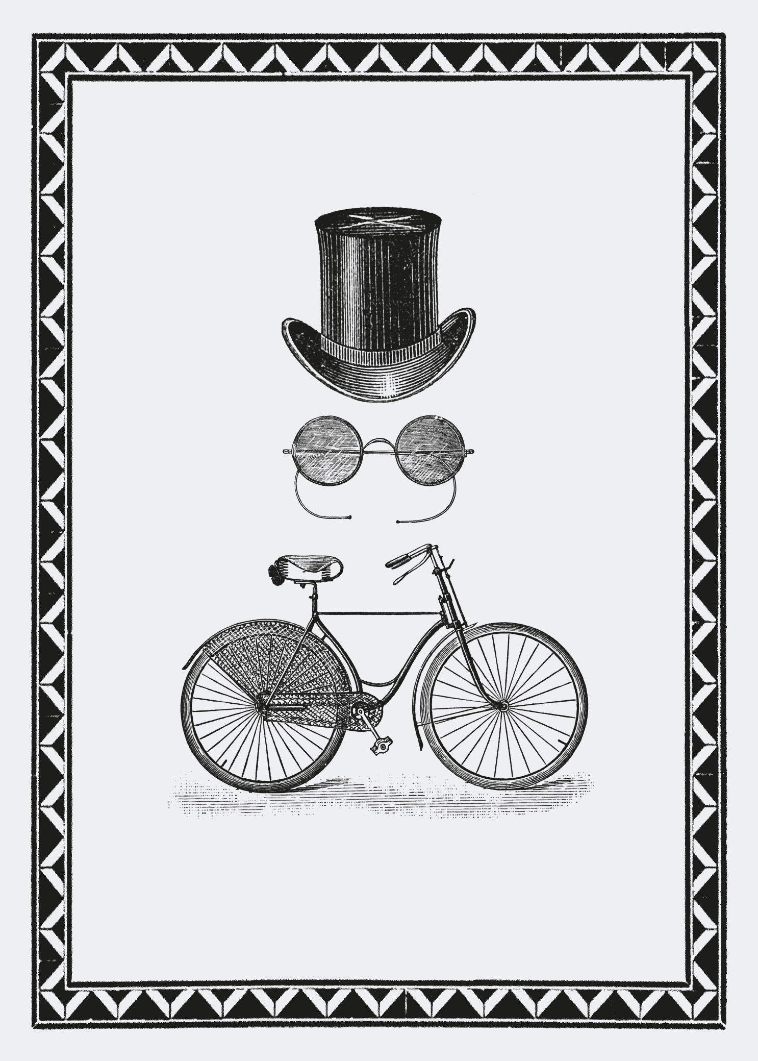 A Gentleman's Accessories, Dubbelvikt Kort