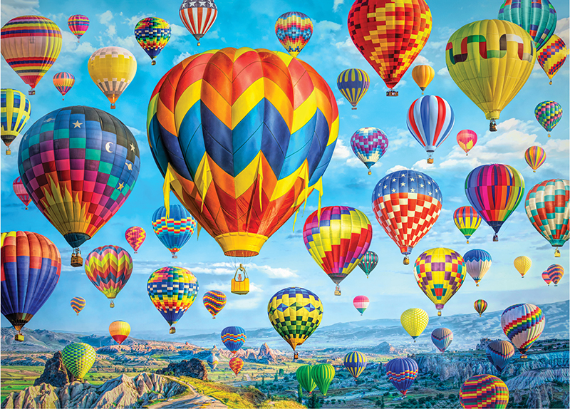 Balloons In Flight, 1000 Piece Puzzle - 3