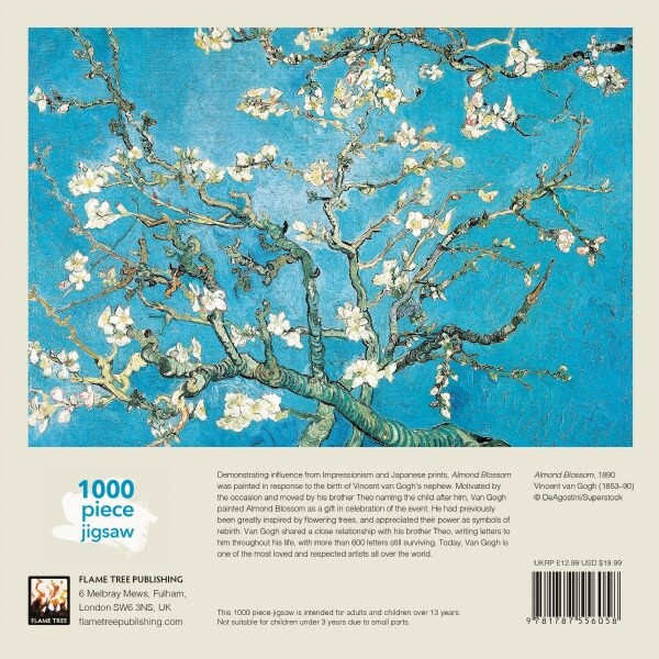 Adult Jigsaw Vincent van Gogh: Almond Blossom - 3