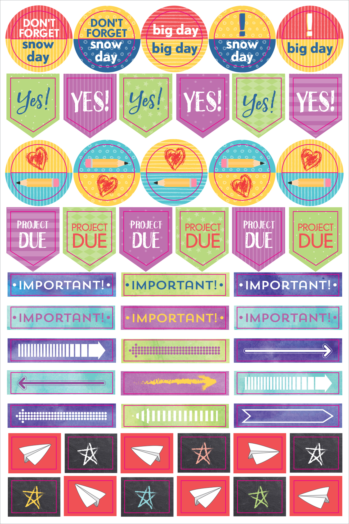 Planner Stickers Teacher - 7