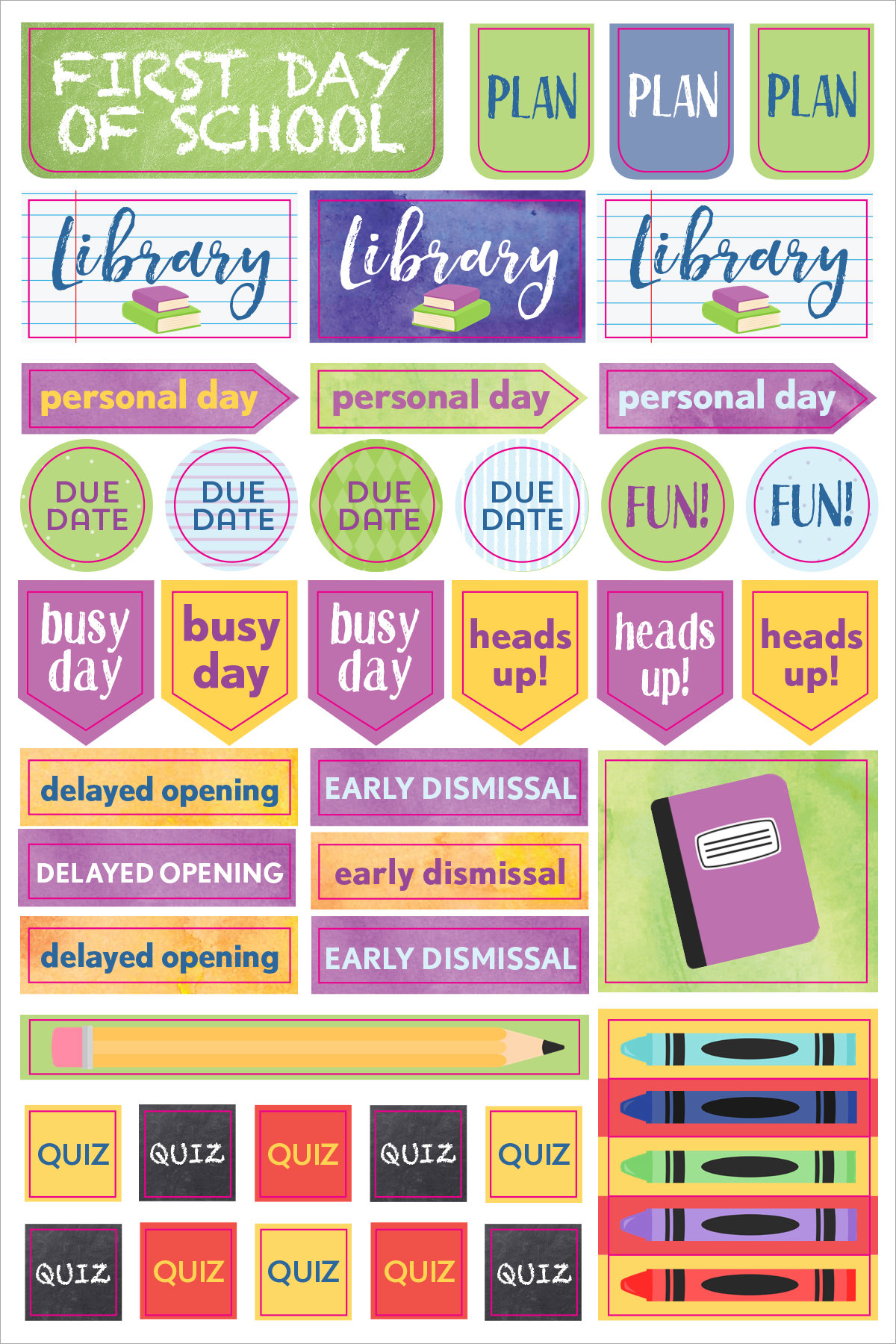 Planner Stickers Teacher - 5
