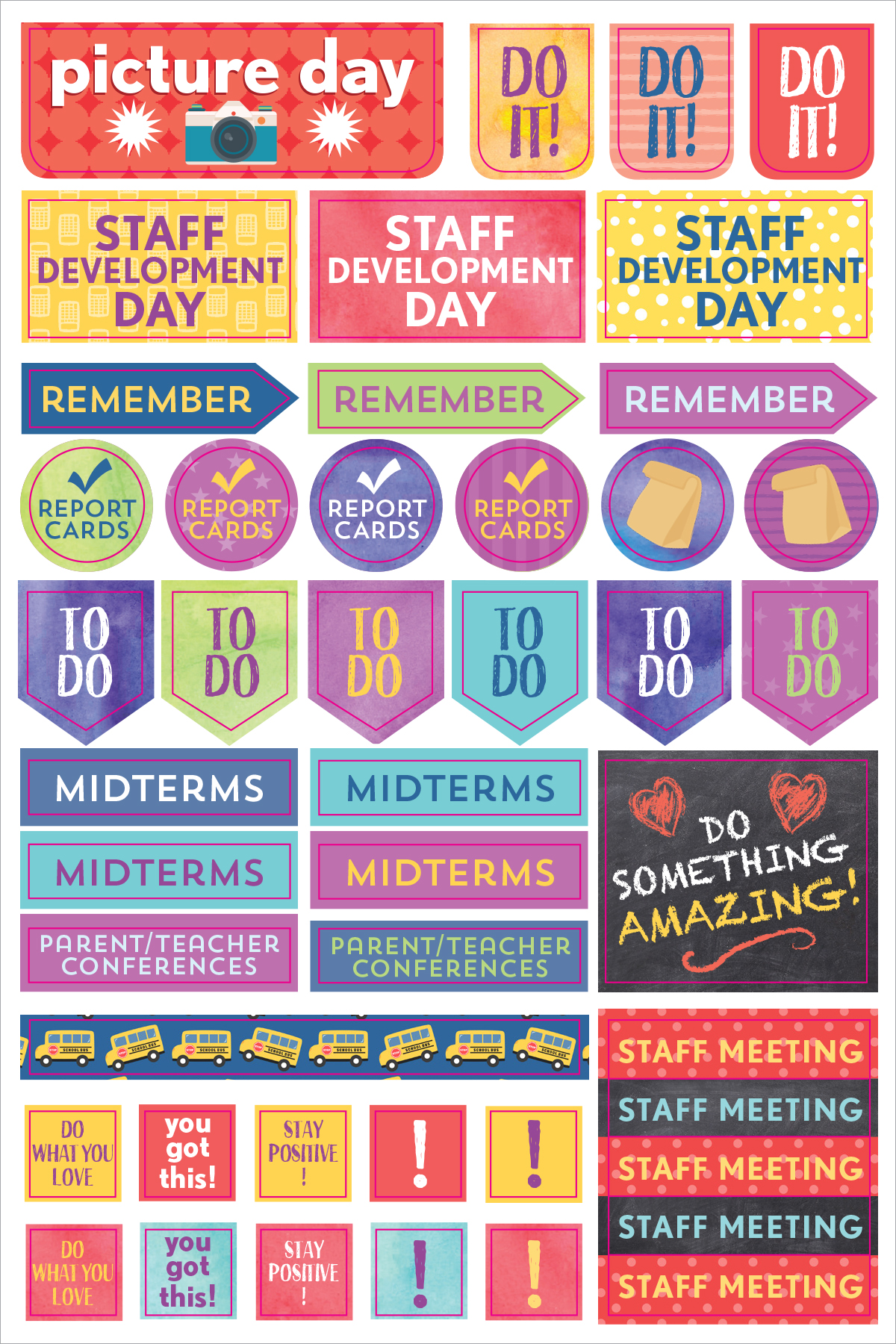 Planner Stickers Teacher - 4