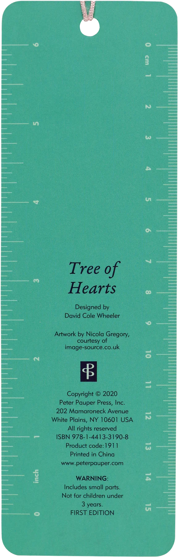 Beaded Bkmk Tree Of Hearts - 2