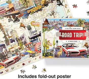 Road Trip! A 1000-Piece Jigsaw Puzzle