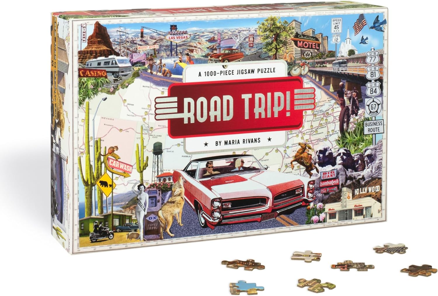 Road Trip! A 1000-Piece Jigsaw Puzzle - 3
