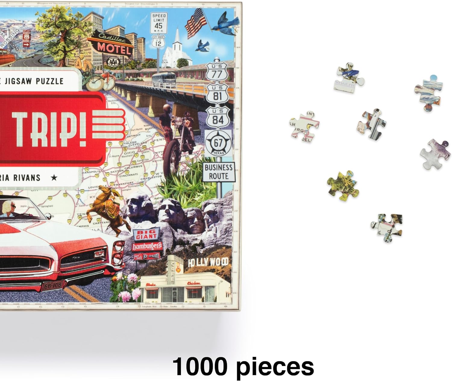 Road Trip! A 1000-Piece Jigsaw Puzzle - 5