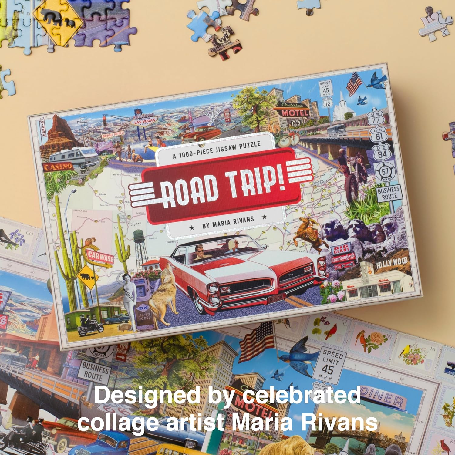 Road Trip! A 1000-Piece Jigsaw Puzzle - 4