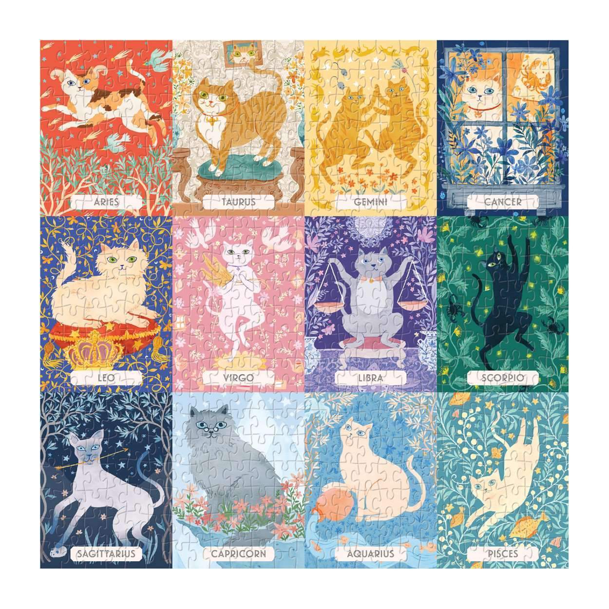 Cat Zodiac 500 Piece Puzzle - 2