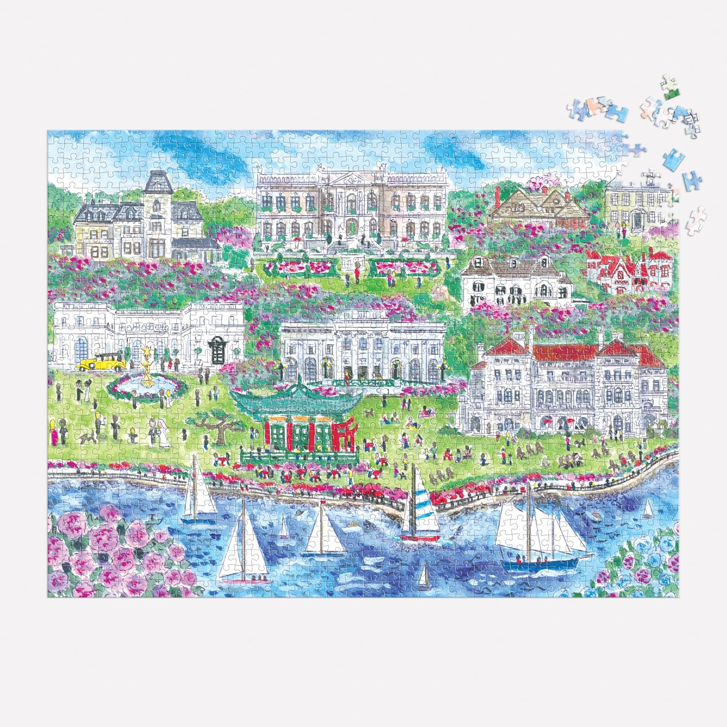 Michael Storrings Newport Mansions 1000 Piece Puzzle - 2