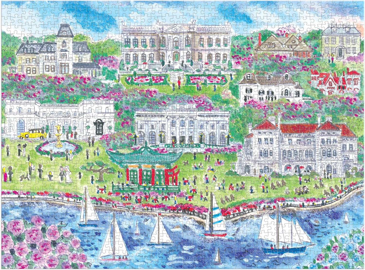 Michael Storrings Newport Mansions 1000 Piece Puzzle - 6