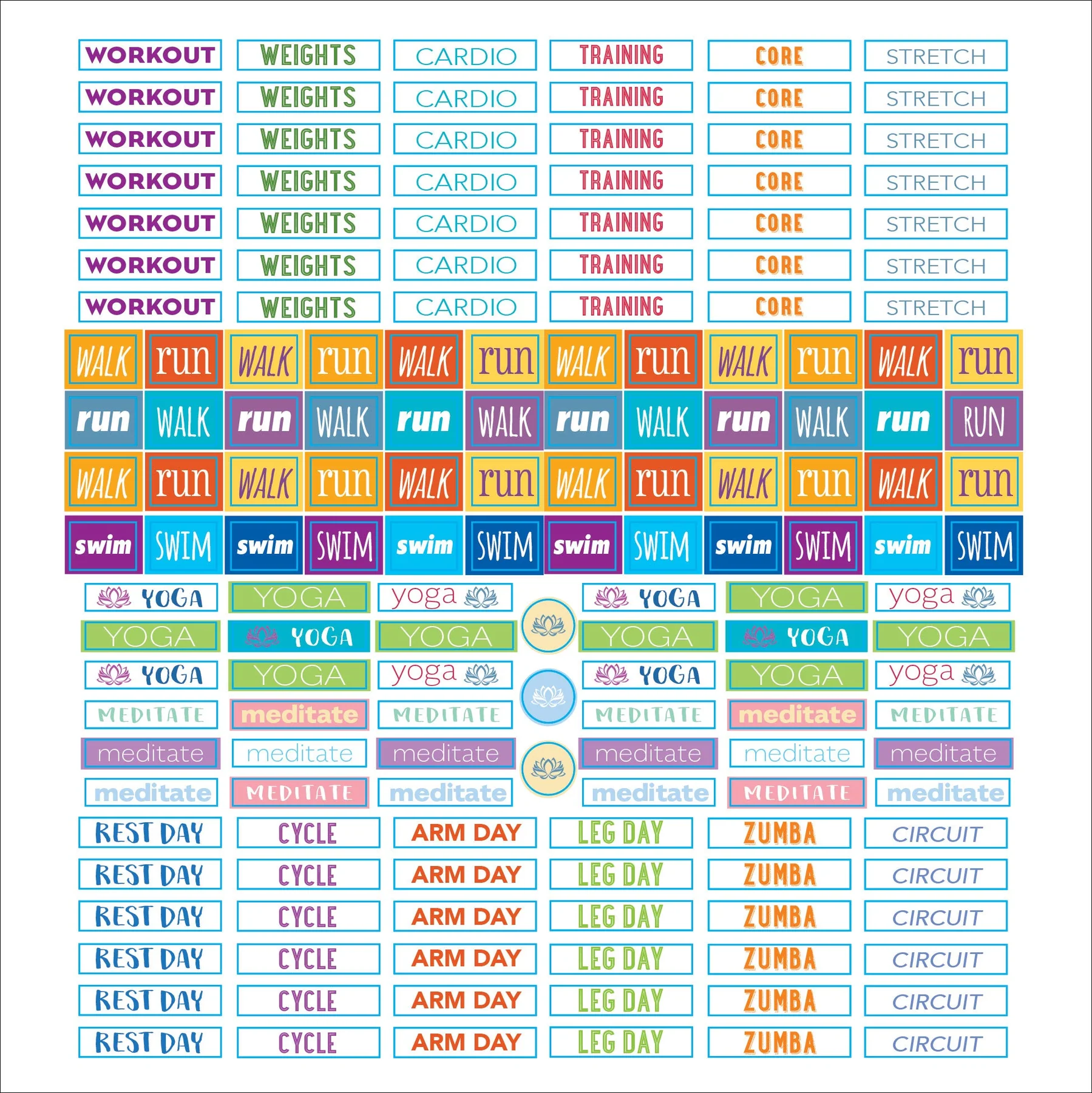 Plan It! A Sticker Book For All Your Productivity Needs - 7