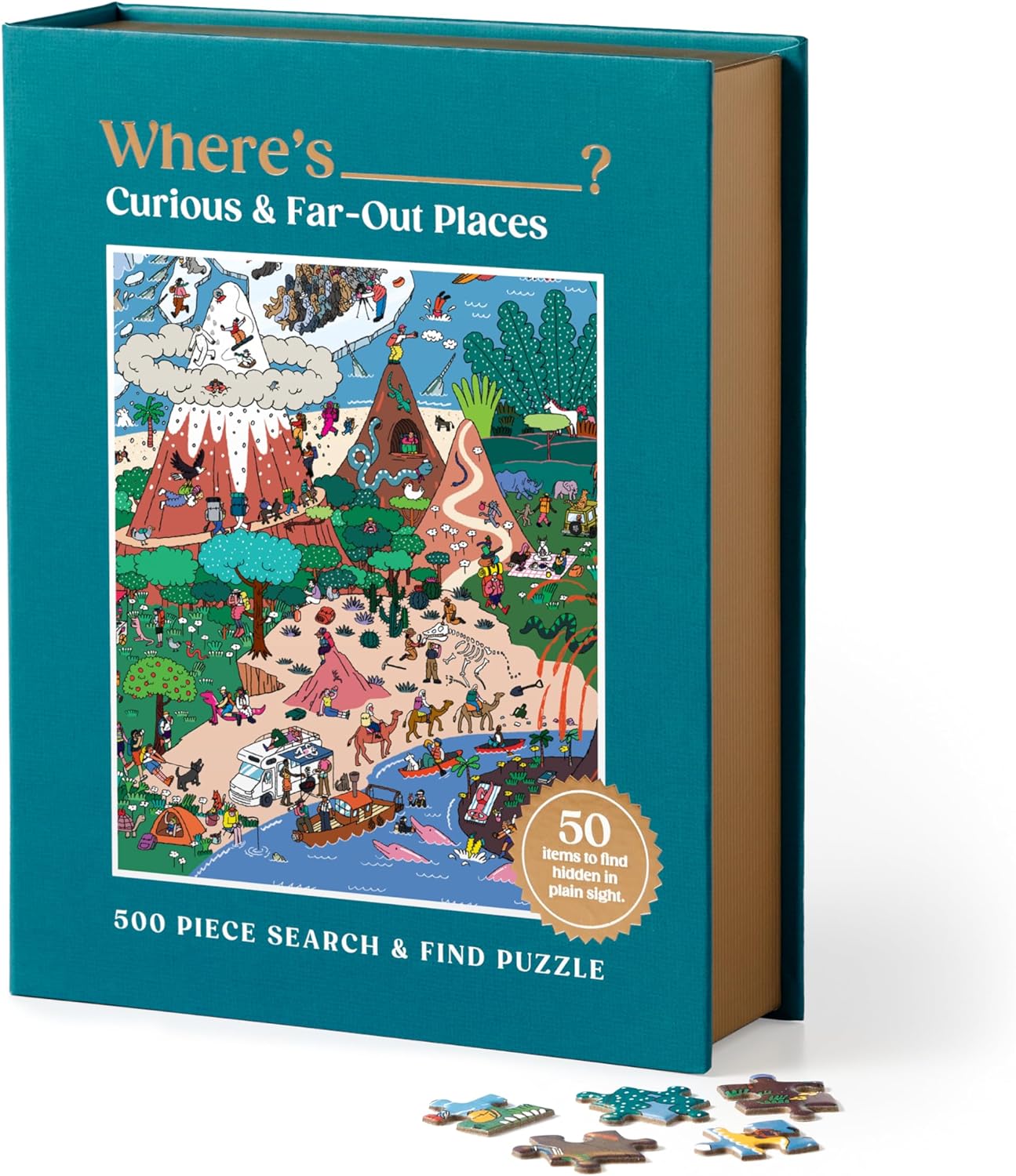 Where's? Curious and Far Out Places Search and Find Puzzle: 500 Pieces - 6
