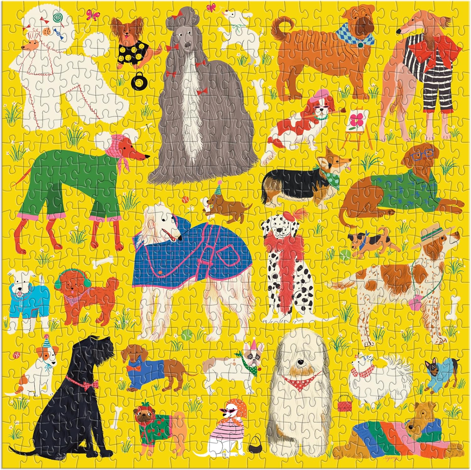 Fashionable Dogs 500 Piece Puzzle - 5