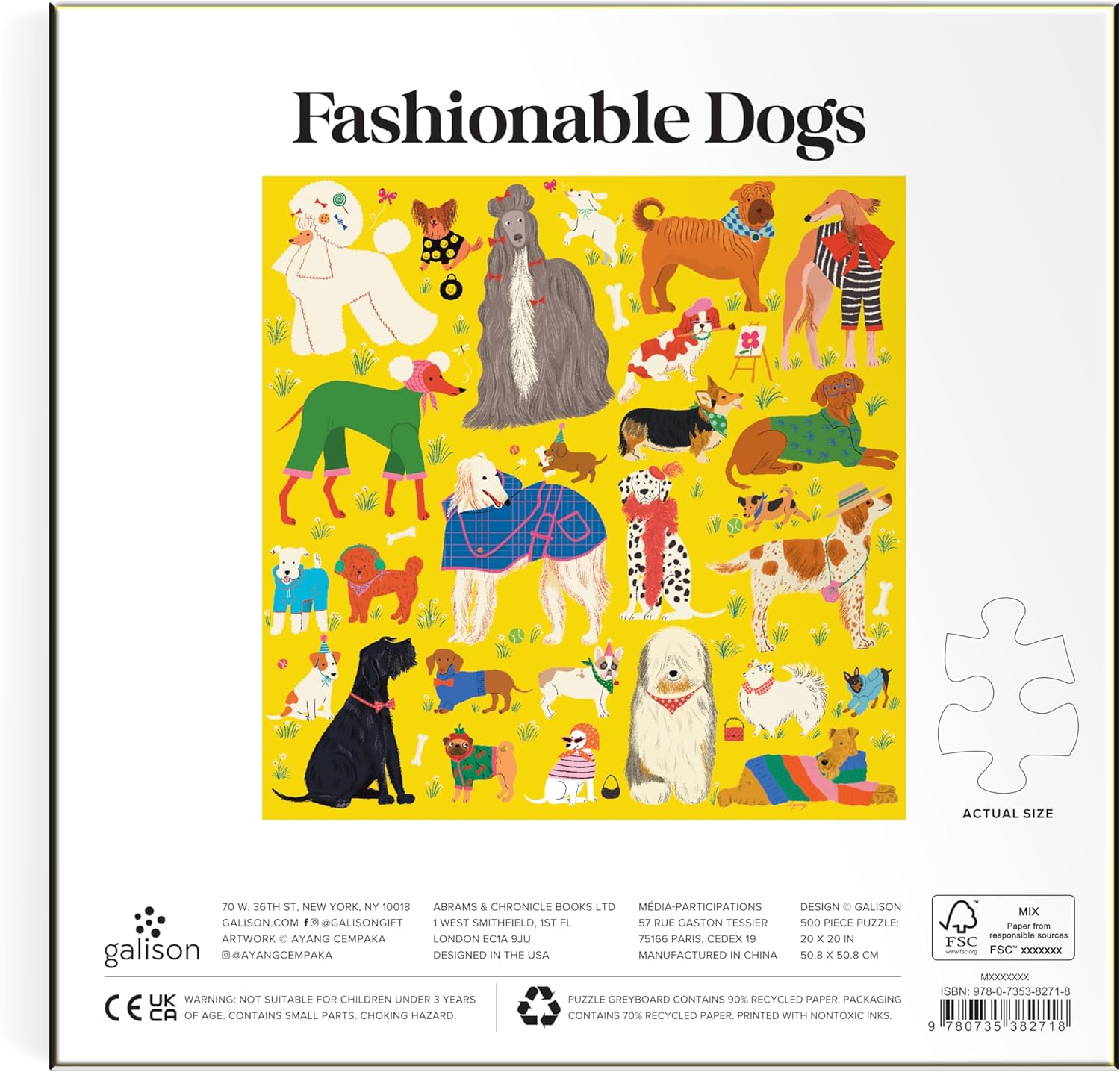 Fashionable Dogs 500 Piece Puzzle - 4