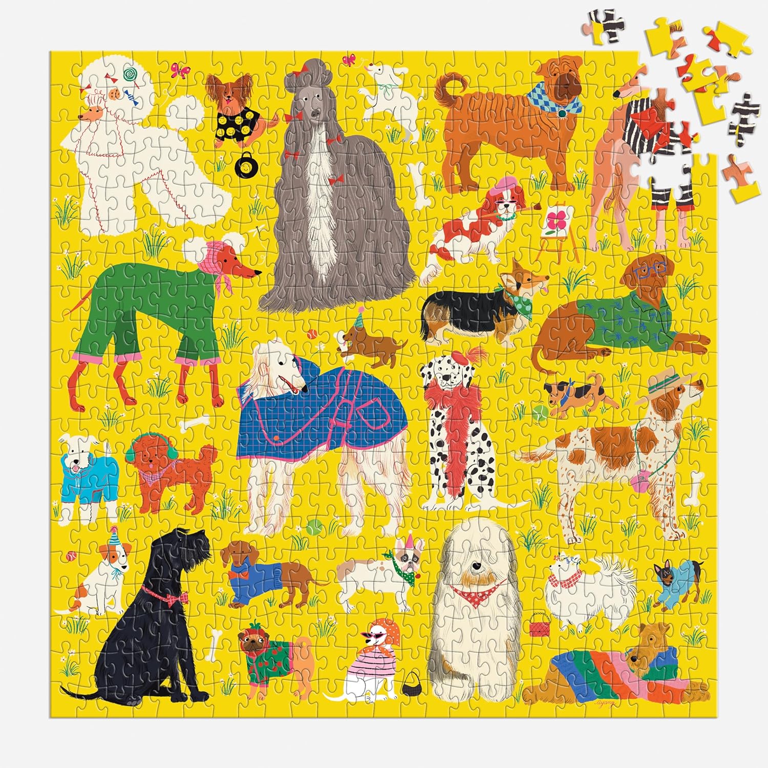 Fashionable Dogs 500 Piece Puzzle - 2