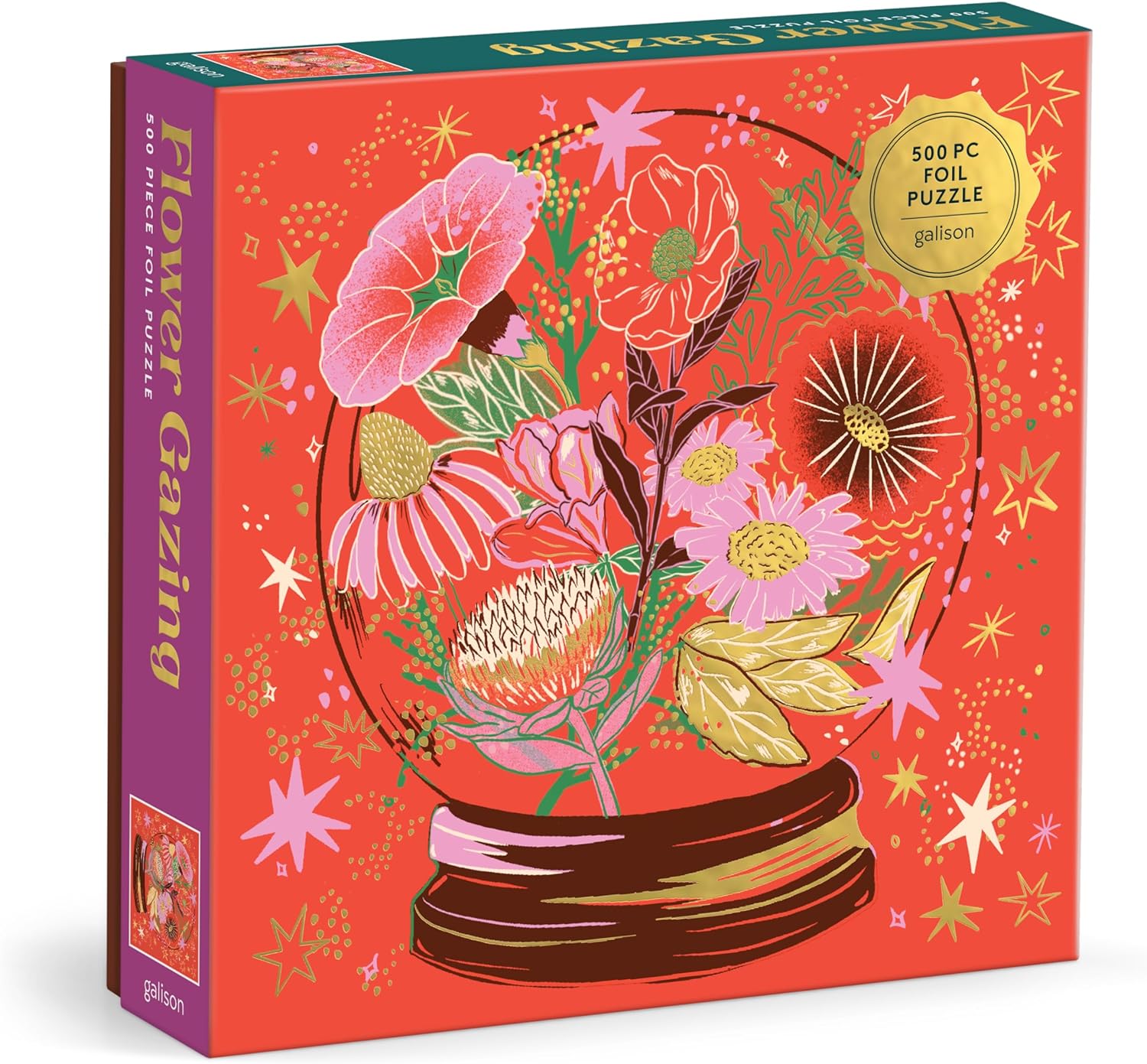 Flower Gazing 500 Piece Foil Puzzle