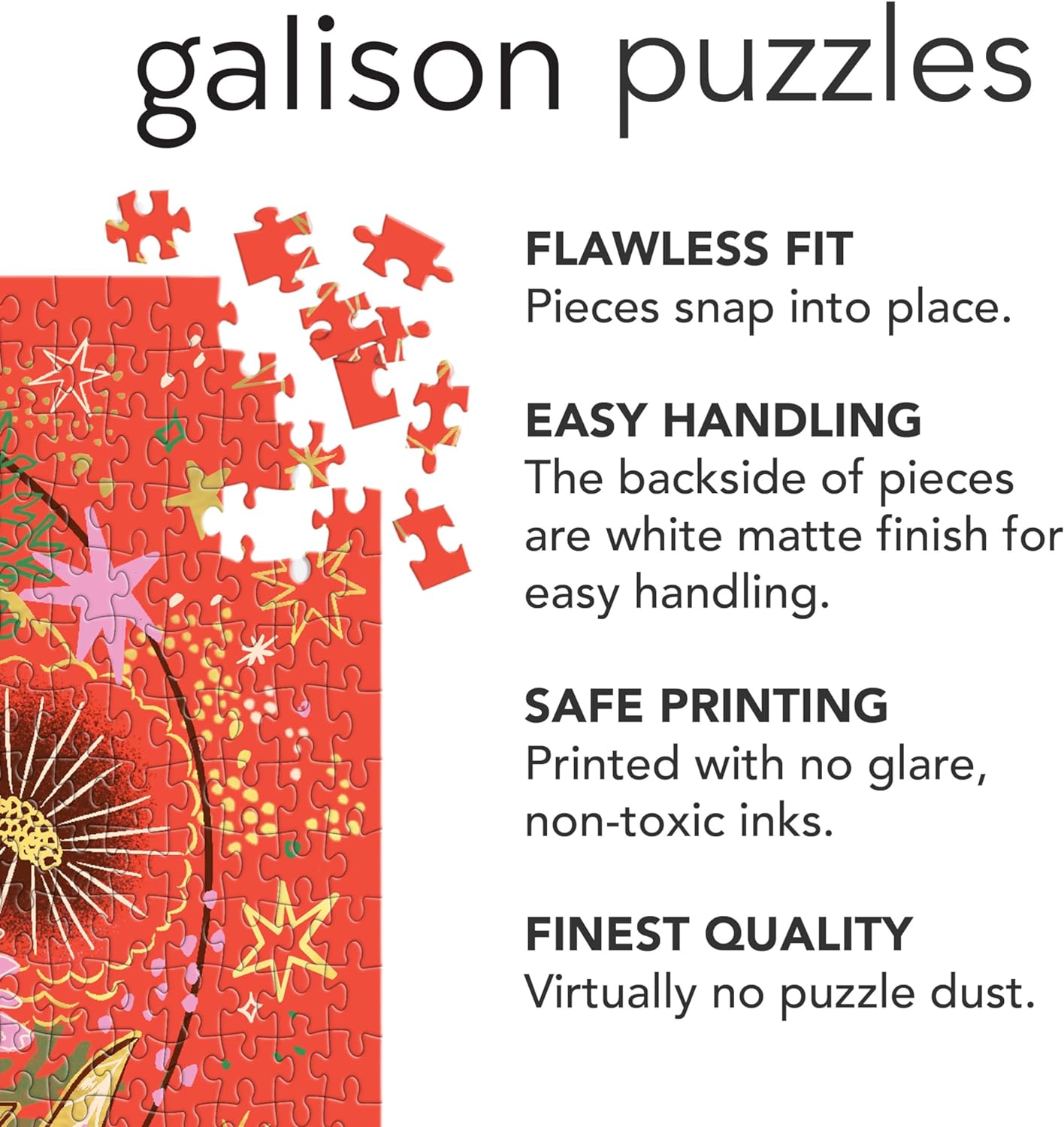 Flower Gazing 500 Piece Foil Puzzle - 3