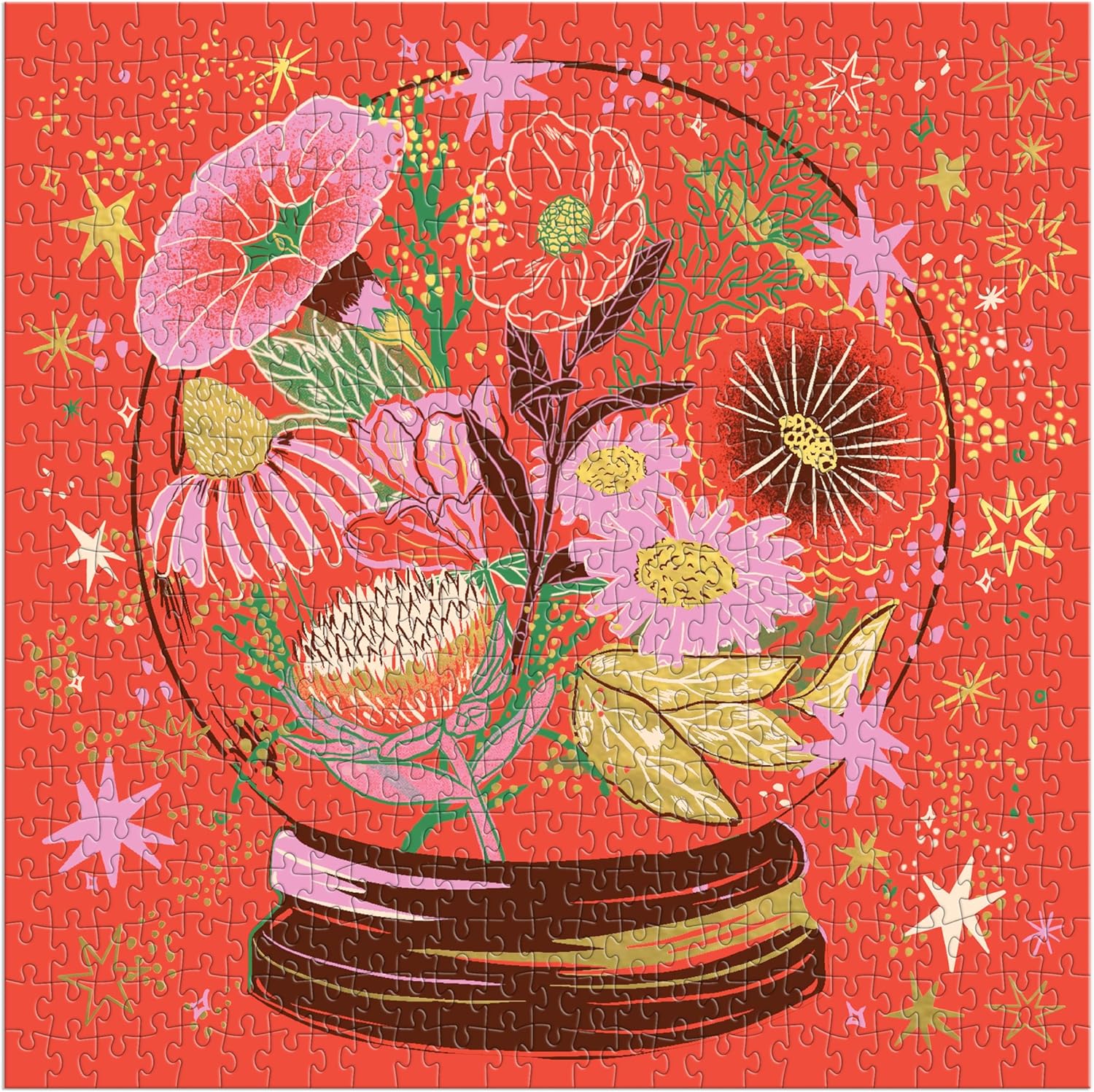 Flower Gazing 500 Piece Foil Puzzle - 4