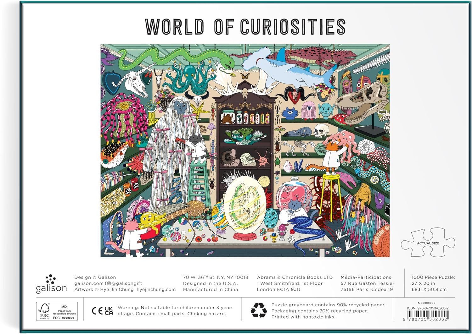 World of Curiosities 1000 Piece Puzzle - 5