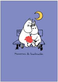 Moomintroll & Snorkmaiden, Greeting card