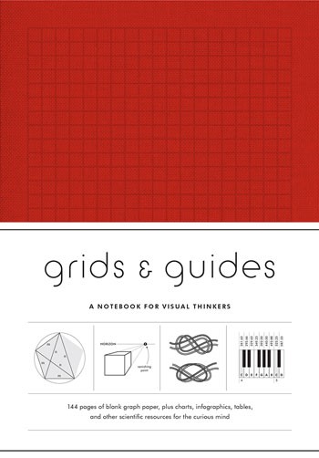 Grids & Guides Notebook, Red